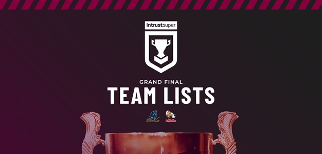 Intrust Super Cup grand final team lists