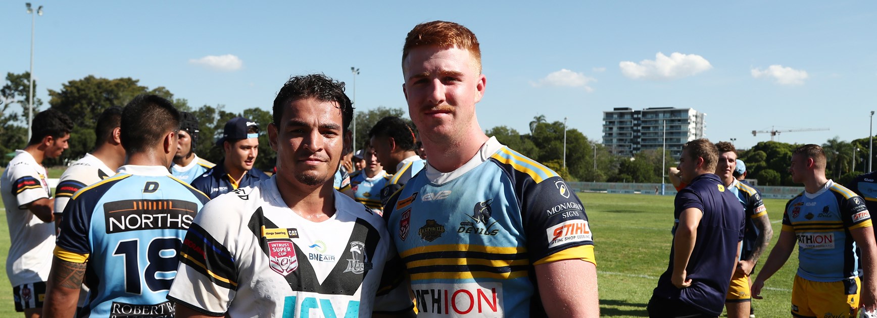 Bundy boys broadcast their skills on the big stage