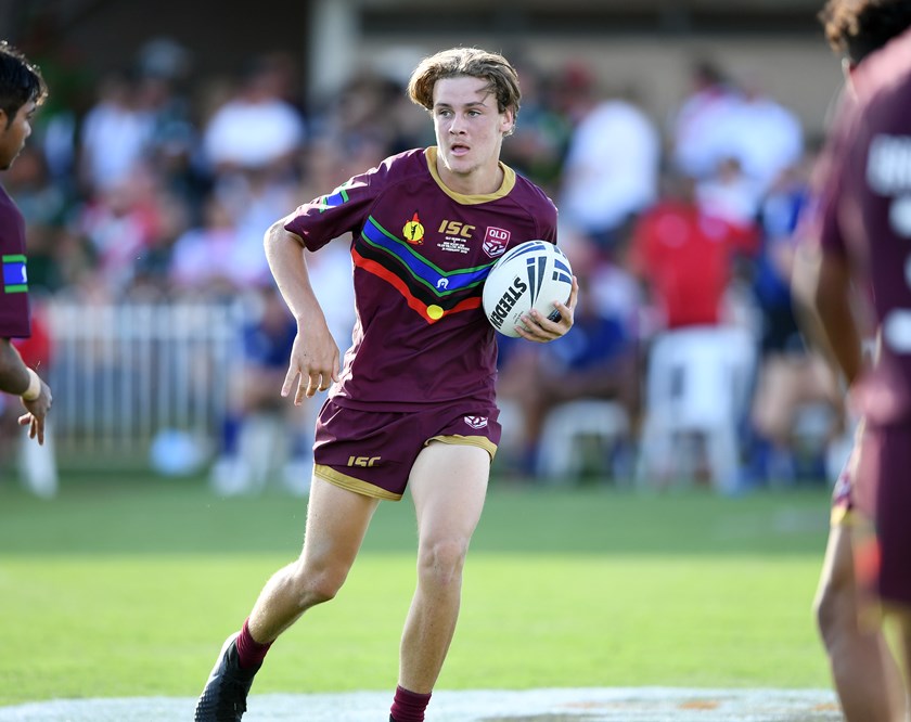 Zac Laybutt represented the Queensland Murri Under 16 team in 2018. Photo: QRL Media / NRL Photos