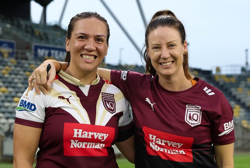 Advanced Sports Dietitian, Peta Carige (Right) with Evania Pelite.