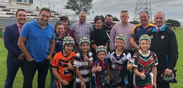 Toowoomba juniors receive headgear in local initiative