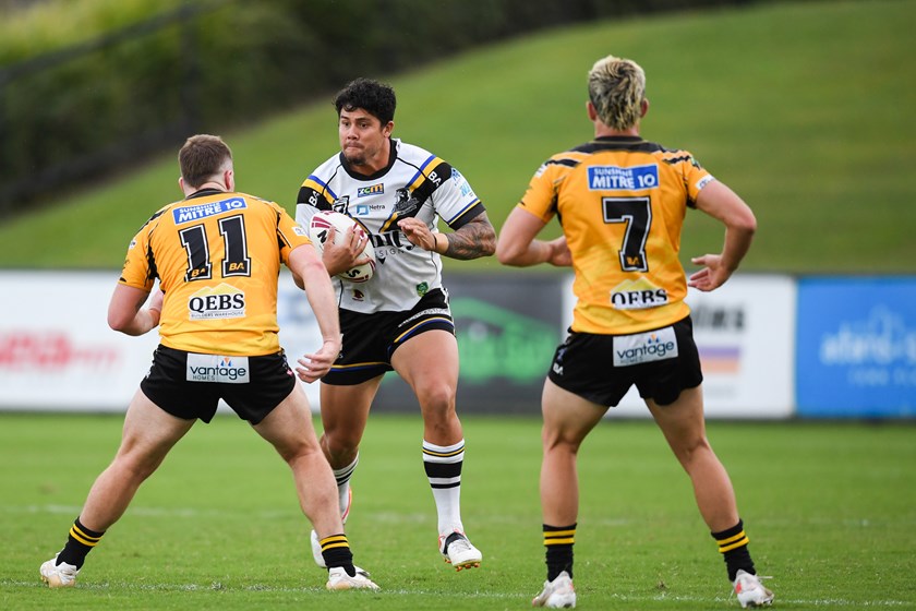 Magpies forward AJ Tuimavave played his 50th Cup game in Round 8. Photo: Zain Mohammed / QRL