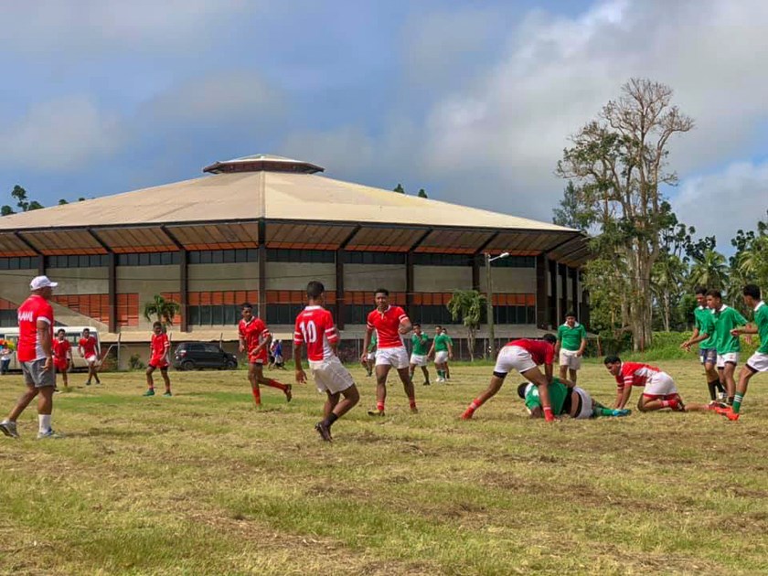 Tonga Secondary Schools Rugby League Competition action. Photo: NRL in Tonga