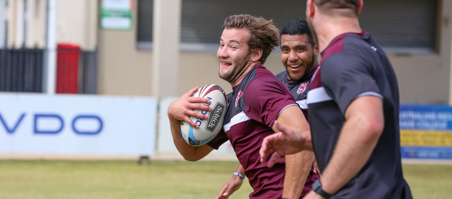 In pictures: Pre-camp training for Maroons squad members