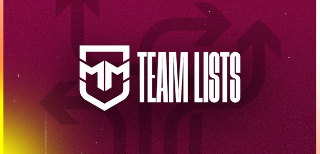 Round 2 Mal Meninga Cup team lists