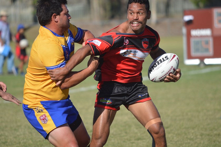 Wests Mitchelton in action against Dayboro Cowboys. Photo: Mike Simpson/QRL