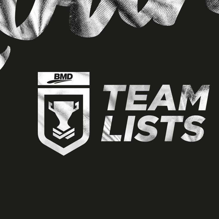 Round 1 BMD Premiership team lists