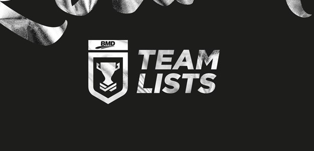 Round 2 BMD Premiership team lists