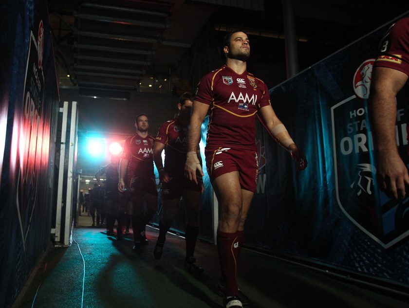 Donning maroon. Photo: NRL Images