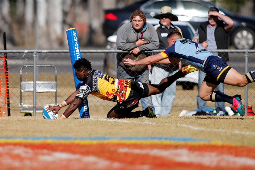 Jon Reuben scores. Photo: QRL Media