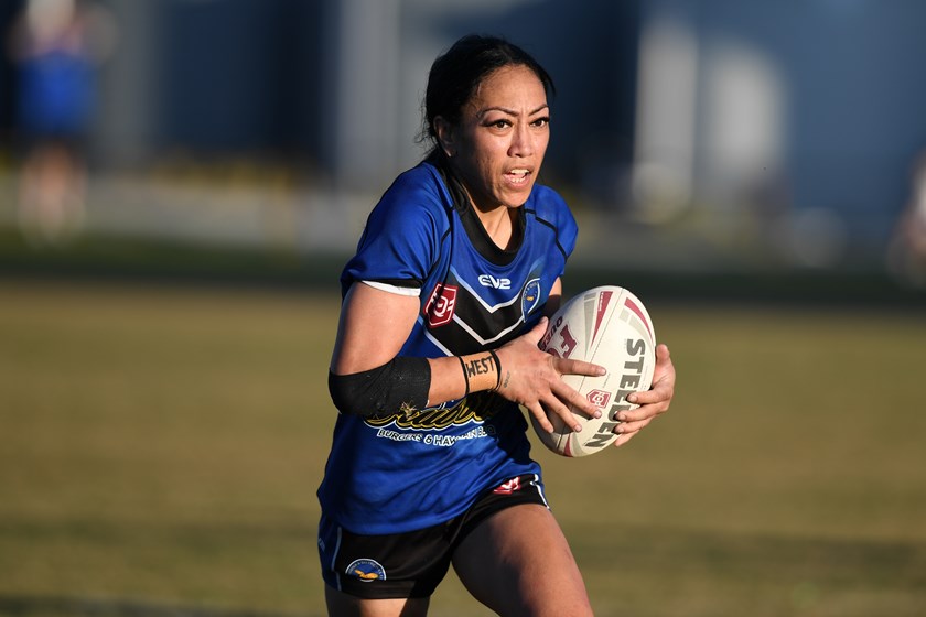 Soe in action against Valleys. Photo: Vanessa Hafner/QRL