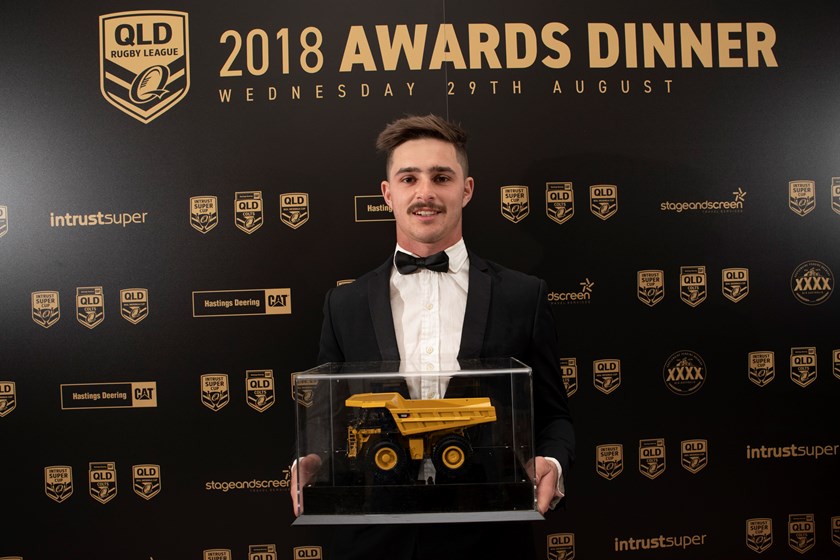 Shannon Gardiner winning last year. Photo: QRL Media