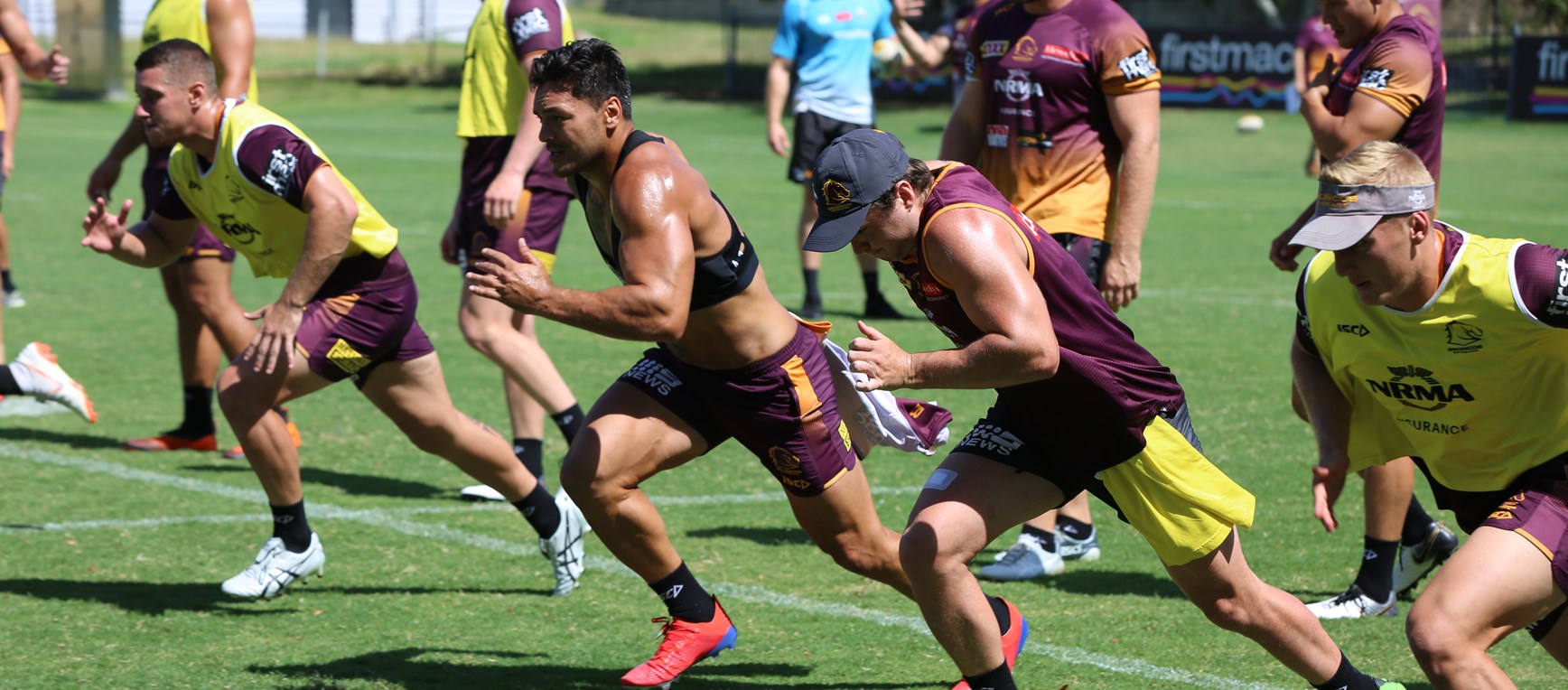 Young Broncos sweat up a storm