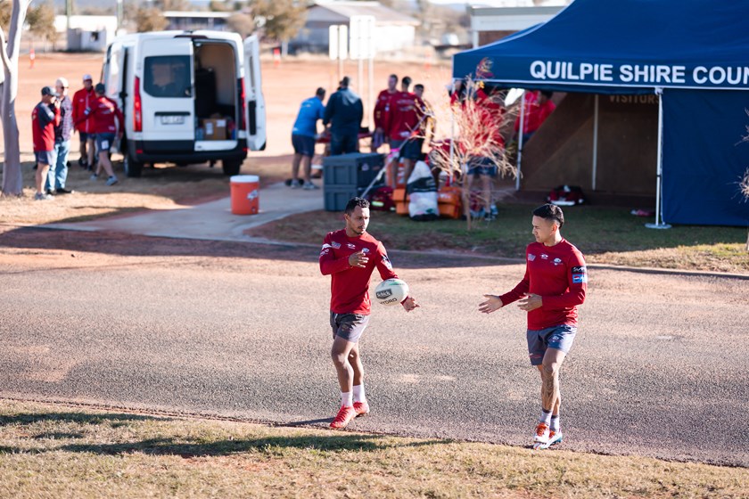 Redcliffe Dolphins at Quilpie.  Photo: Erick Lucero / QRL
