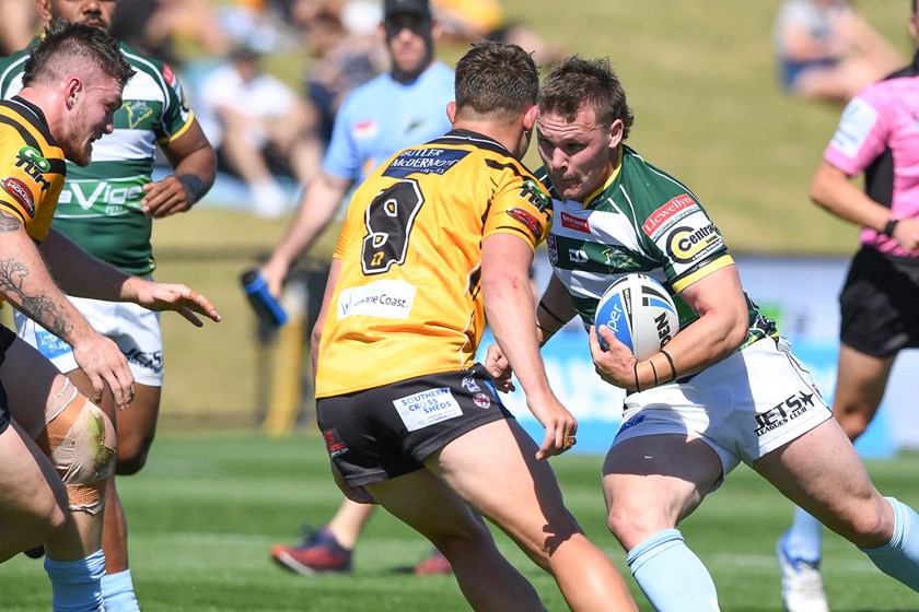 Blake Lenehan in action for Ipswich Jets in 2019. Photo: QRL