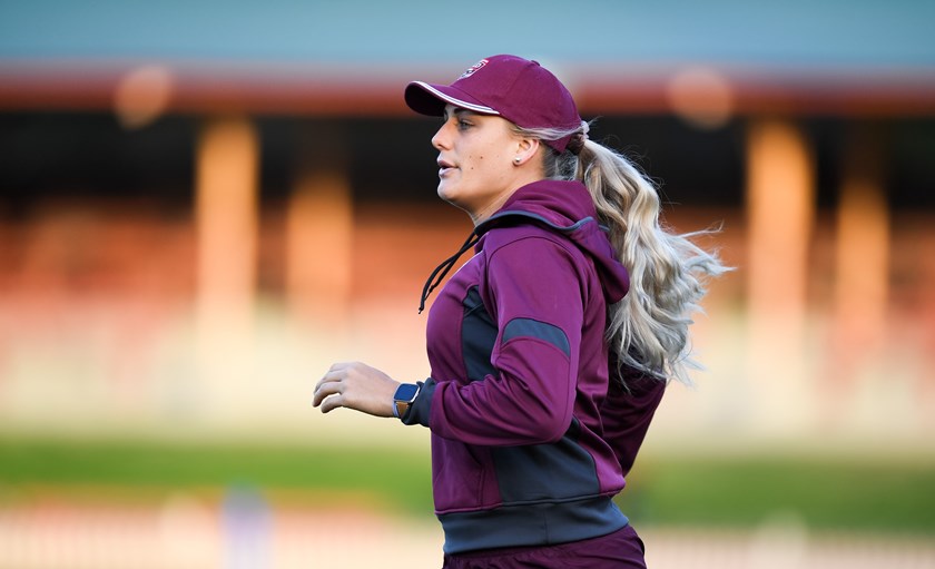 Kody House training with Queensland in 2018. Photo: NRL Images