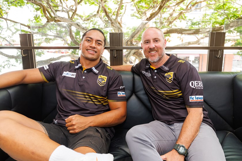 Grey with Falcons Hostplus Cup captain, Patrice Siolo. Photo: Josh Woning/QRL