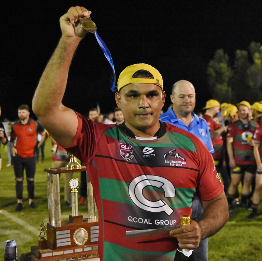 Purcell's Engineering Men's player of the match Leigh Coghill. Photo: Damian Freiberg