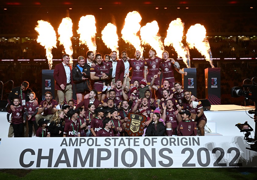 Celebrations. Photo: NRL Imagery