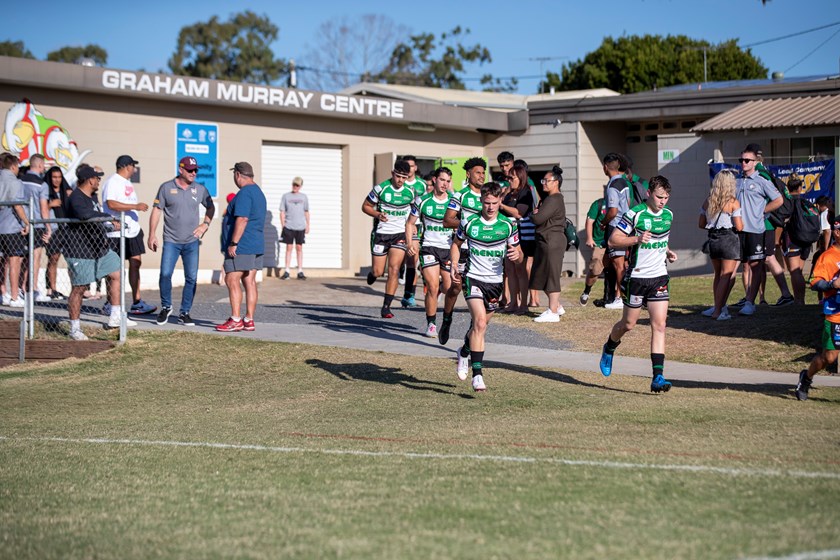 Sean running out. Photo: Jim O'Reilly/QRL