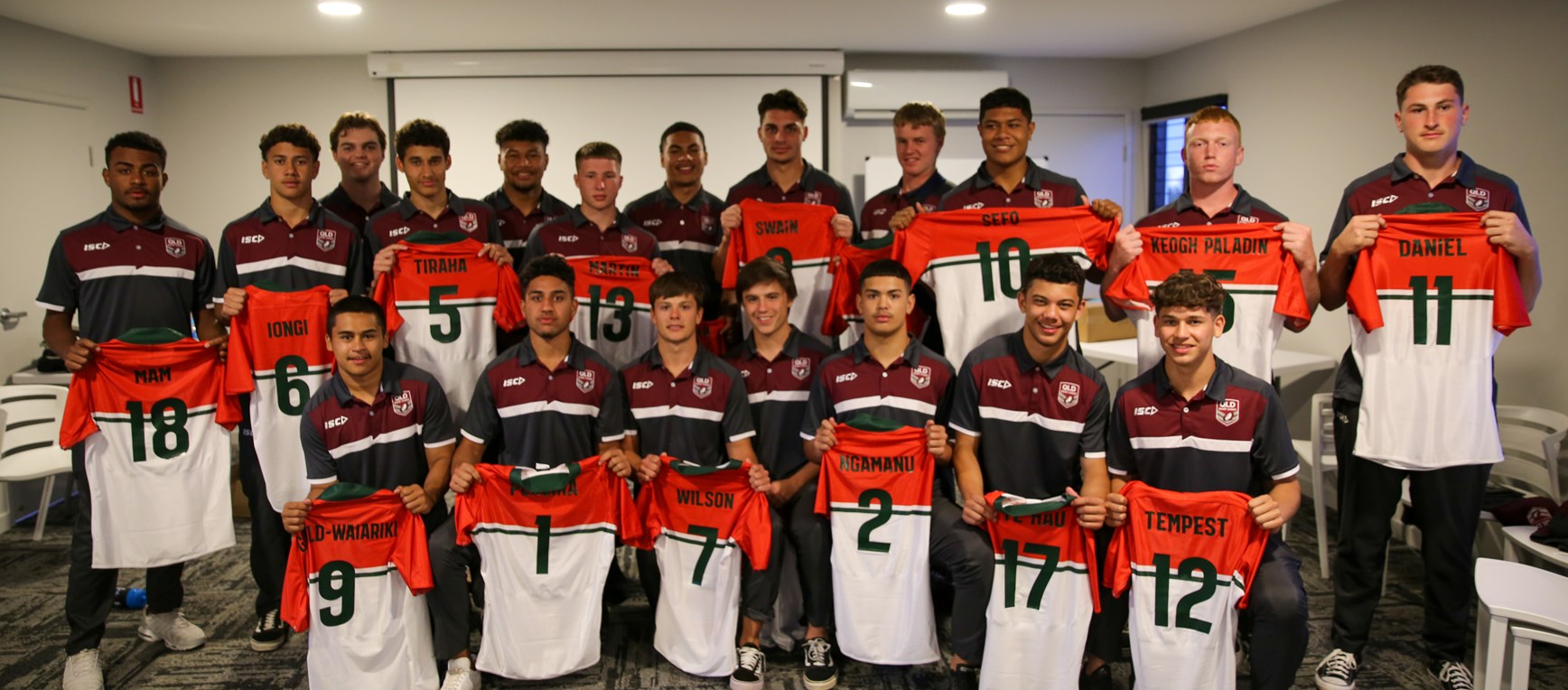 In pictures: Queensland Under 16 City jersey presentation