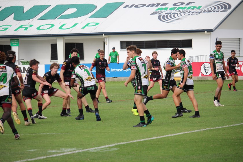 Townsville Blackhawks in action against Mackay Cutters during the season. Photo: Katelyn Vidler