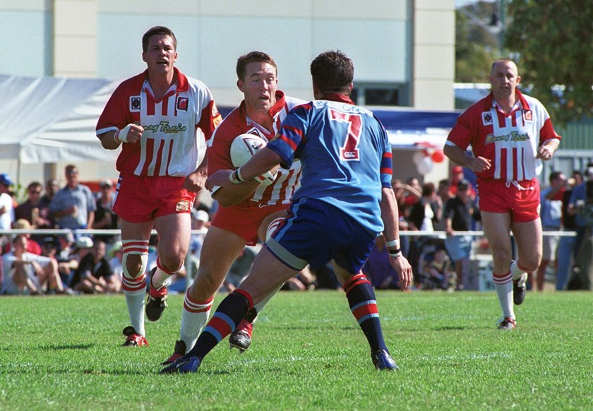 Danny Burke in action. Photo: Redcliffe Dolphins
