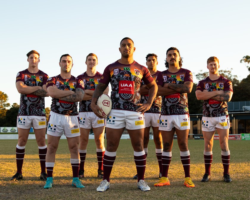 The Burleigh Bears will wear their special Indigenous jerseys this weekend and again during the upcoming Hostplus Cup Indigenous Round. Photo: Duke Digital 