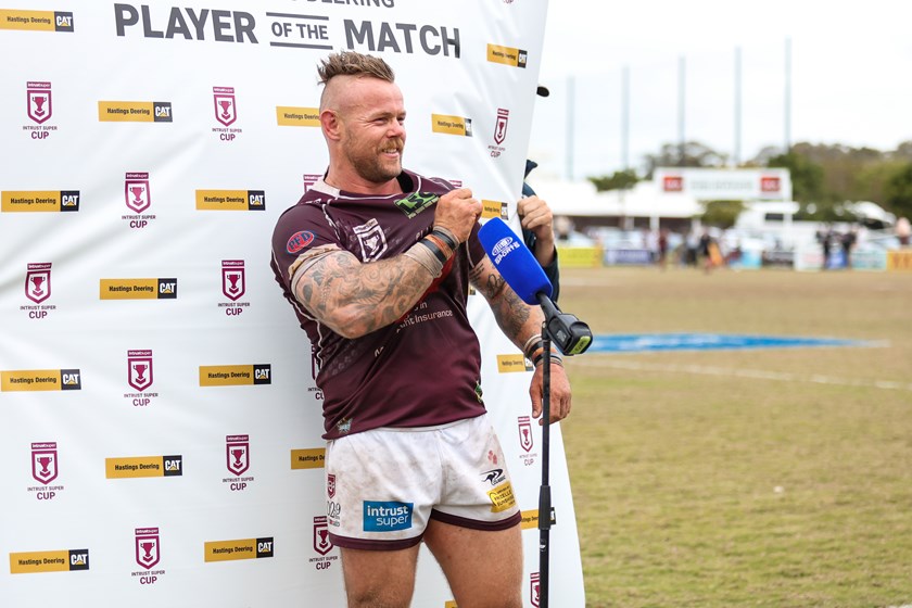 Luke Page was judged the player of the match in Sunday's game against Souths Logan Magpies. Photo: Erick Lucero / QRL