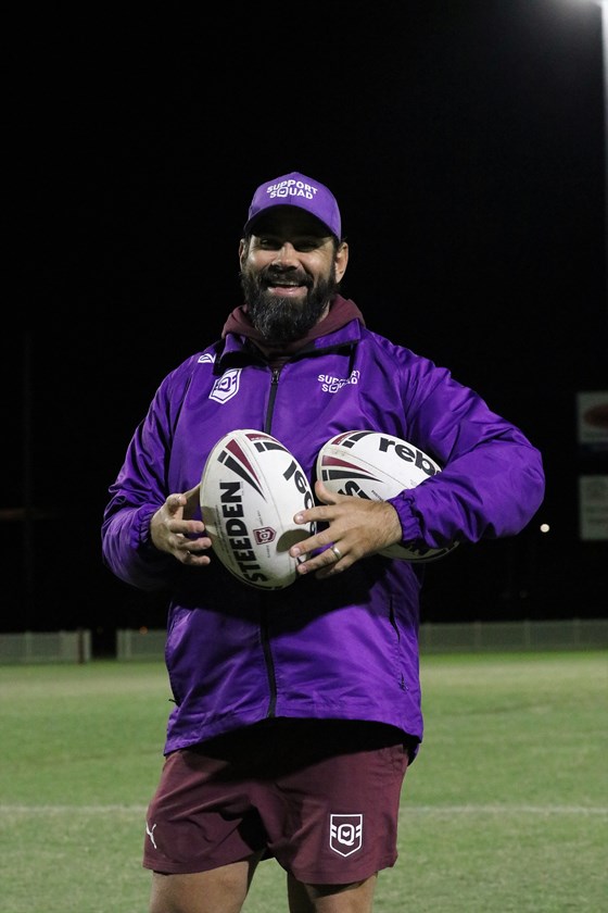 QRL Central wellbeing operations manager Ryan Charles in Bundaberg. Photo: Amanda Pearce/QRL