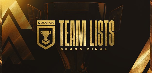 Hostplus Cup grand final team lists
