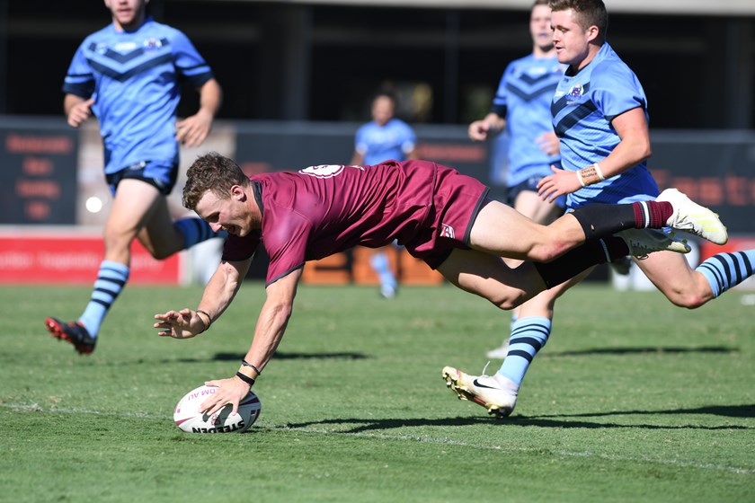 Jack Miers scores. Photo: QRL Media