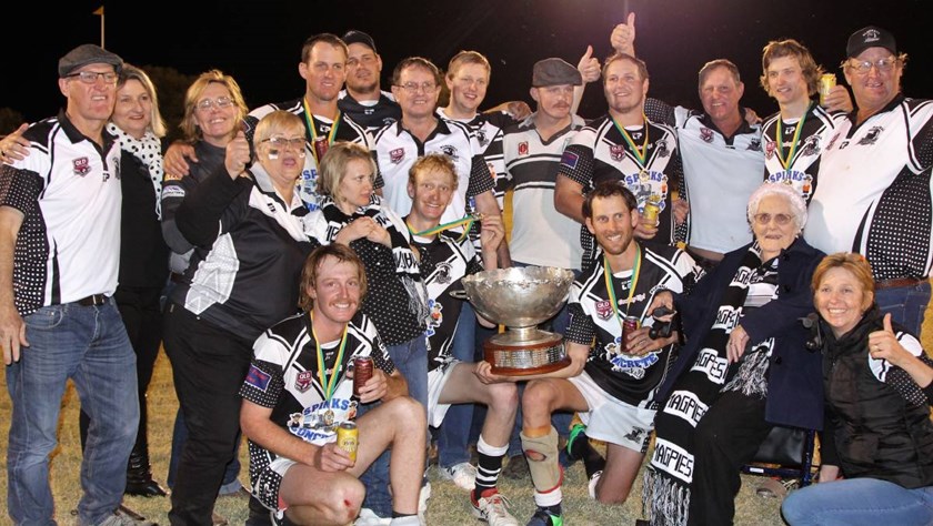 The extended Hauff family dynasty after the 2018 premiership win.