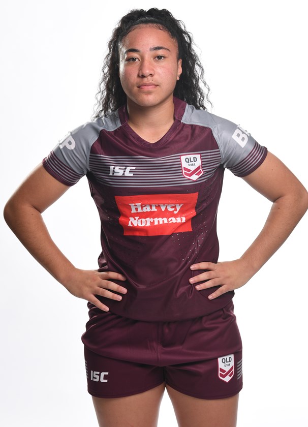 Jazmon Tupou-Witchman represented the Queensland Under 18 team last year. Photo: NRL Images