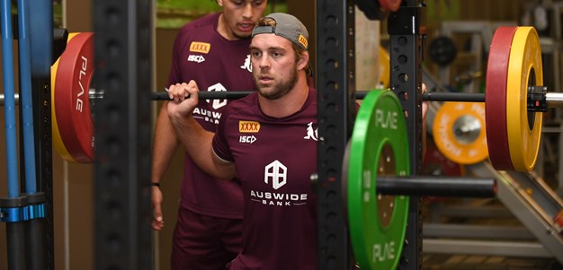 In pictures: Maroons hit the gym
