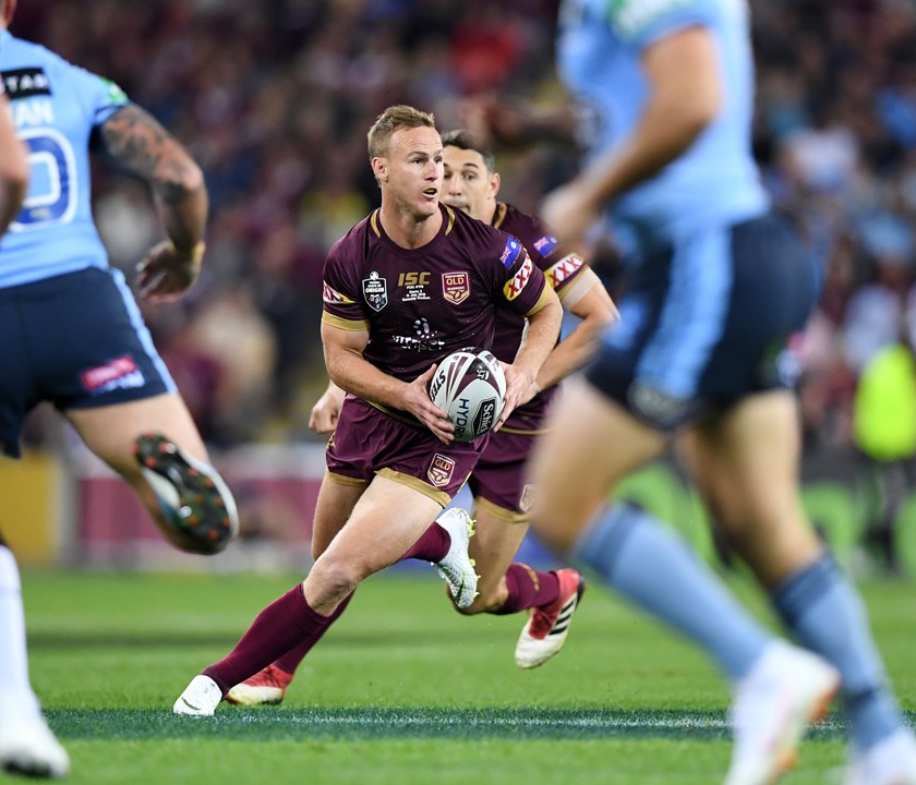 Daly Cherry-Evans in action for Queensland. Photo: QRL Media
