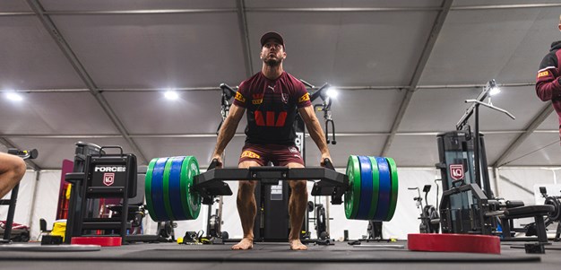 In pictures: Maroons hit the gym ahead of Game II