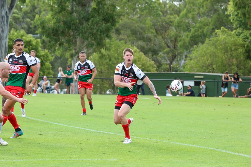 Josh Rogers in action for Wynnum Manly. Photo: Jorja Brinums/QRL