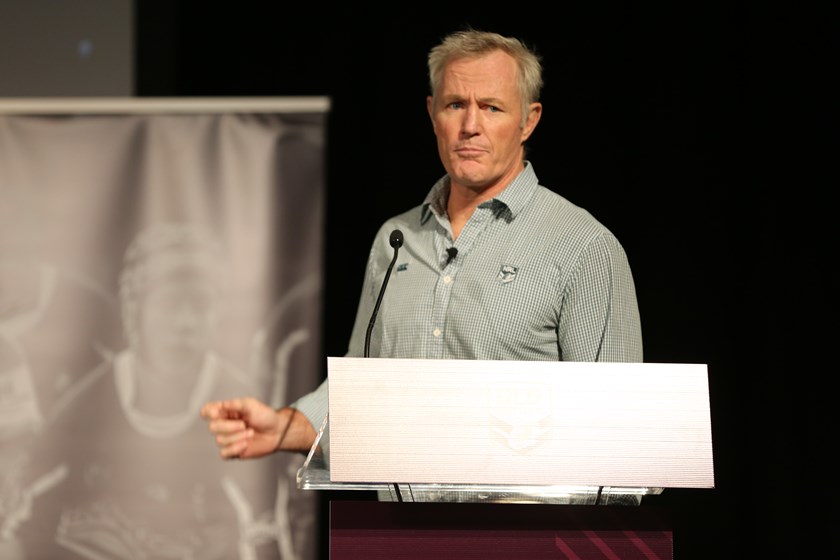 James Hinchey presenting in 2019.