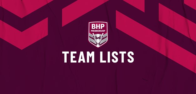 BHP Premiership Round 1 teams