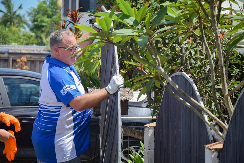 The clean-up in Cairns.