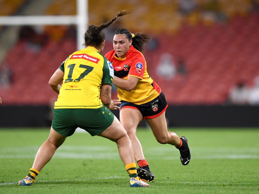 Long playing for the PNG Orchids. Photo: NRL Imagery