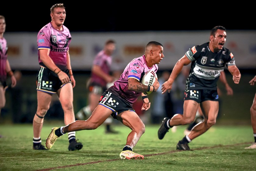 Tristan Sailor in action for the Souths Logan Magpies in Round 9. Photo: Erick Lucero/QRL