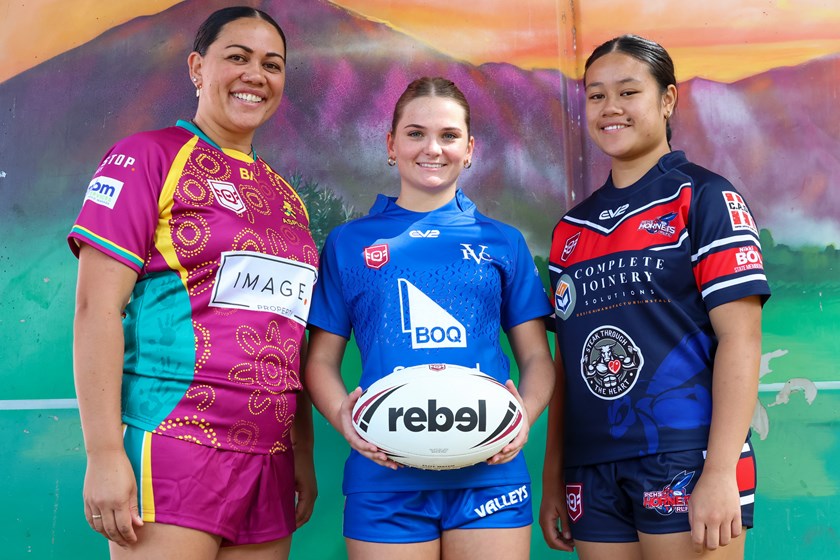 Northside clubs Aspley and Pine Central Holy Spirit will join regulars Valleys (centre, Ava Walters) this season in the Premier grade