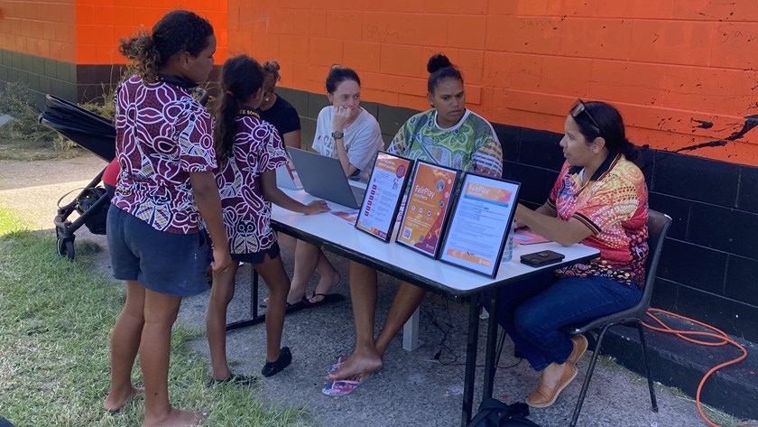 The Cherbourg Hornets sign on day on Friday, February 2