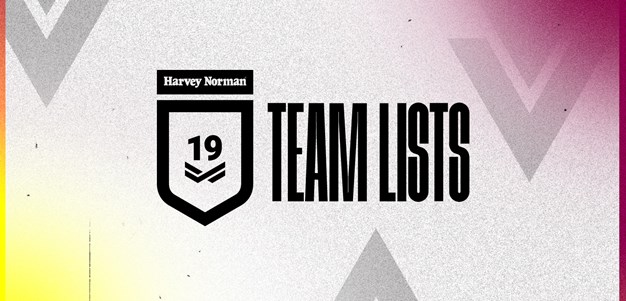 Round 7 Harvey Norman Under 19s team lists