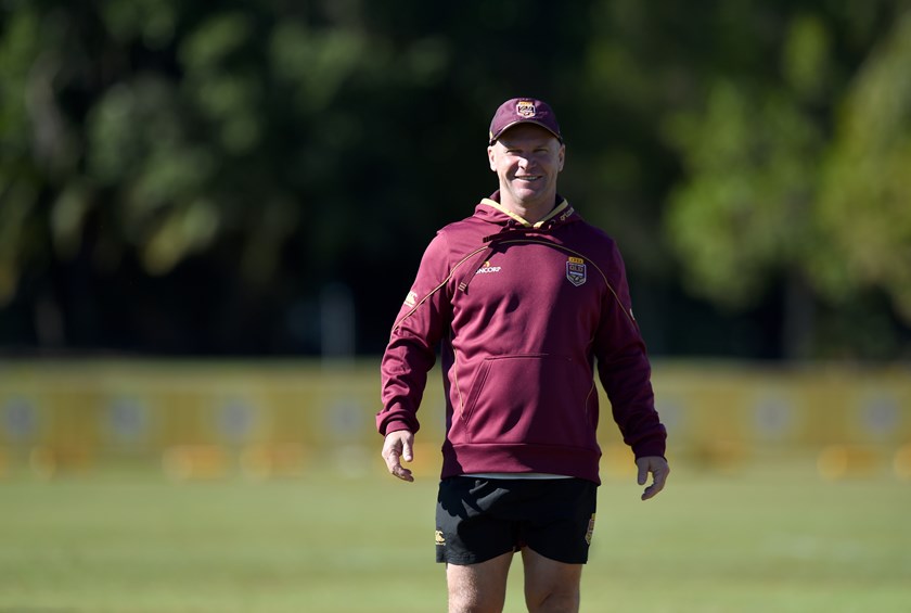 Allan Langer at the 2016 Queensland training camp. Photo: NRL Images