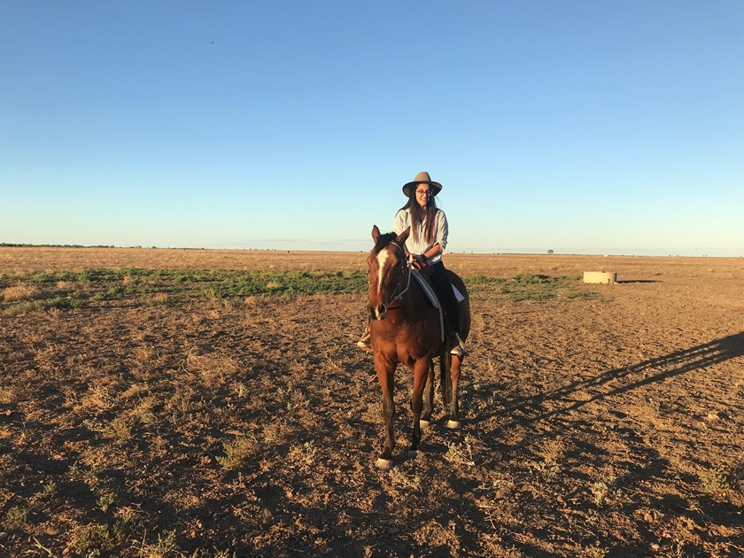 Dinah Glykidis takes in the Country Week experience in 2019. Photo: supplied