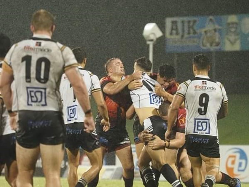 The Magpies were too good in wet conditions again Mackay. Photo: John Bartley