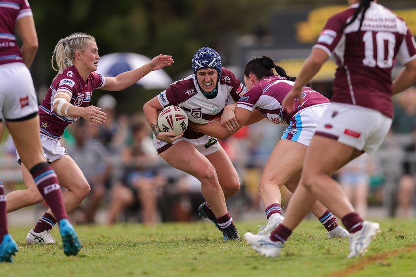 Buller on the attack against the Mackay Cutters. Photo: Erick Lucero/QRL